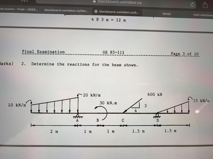 Solved Blackboard Uwindsor Ca Le Exams Final 0685 Chegg Com