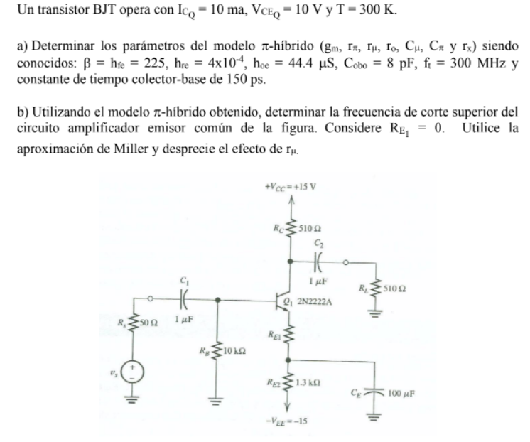 Solved A BJT transistor operates with ICQ= 10 ma, VCEQ= 10V 