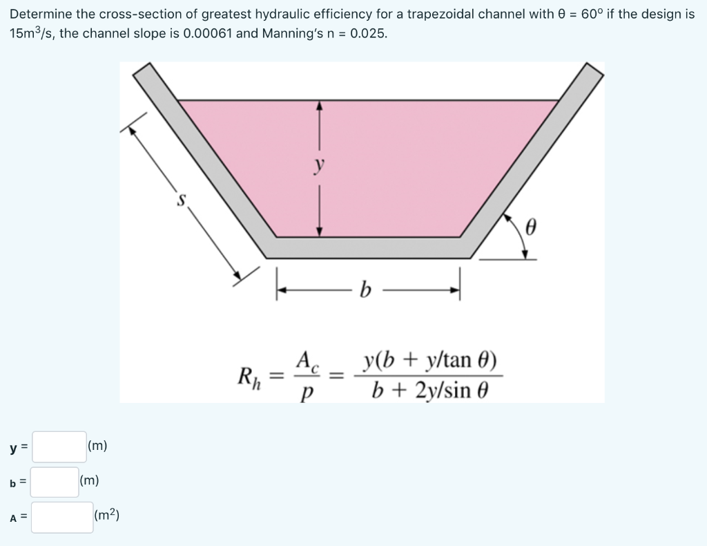 solved-determine-the-cross-section-of-greatest-hydraulic-chegg