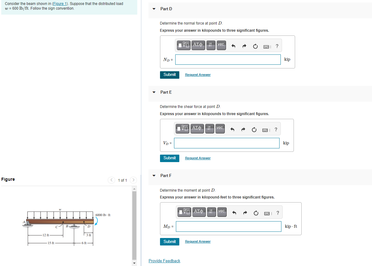 Solved Consider The Beam Shown In Figure 1). Suppose That | Chegg.com