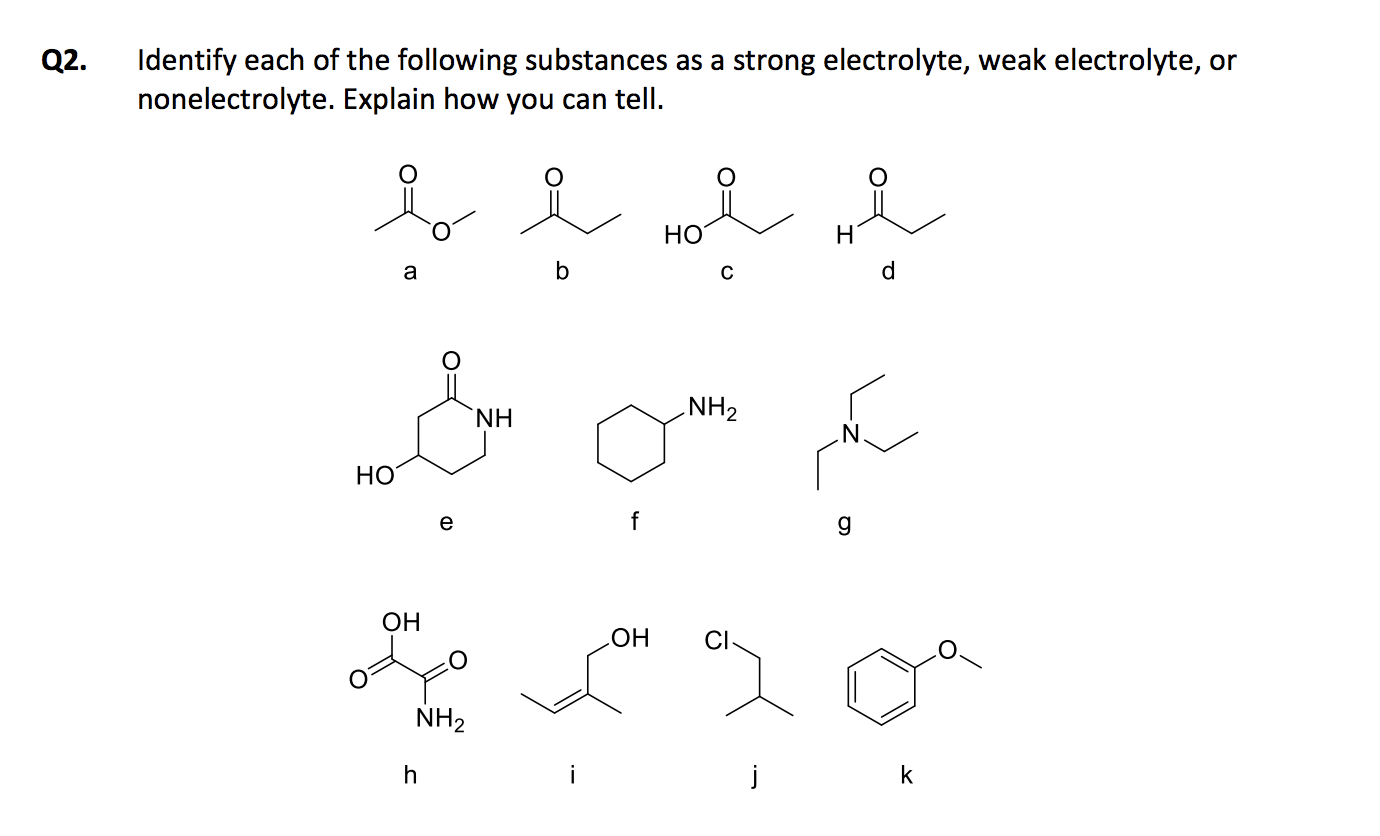 Solved 02. Identify each of the following substances as a | Chegg.com