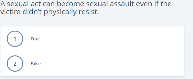 Solved Question 3 Of 21 Someone Who Is Sexually Assaulted