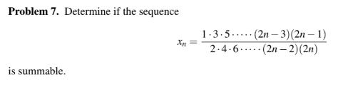 Solved Problem 7 Determine If The Sequence 1 3 5 2n Chegg Com
