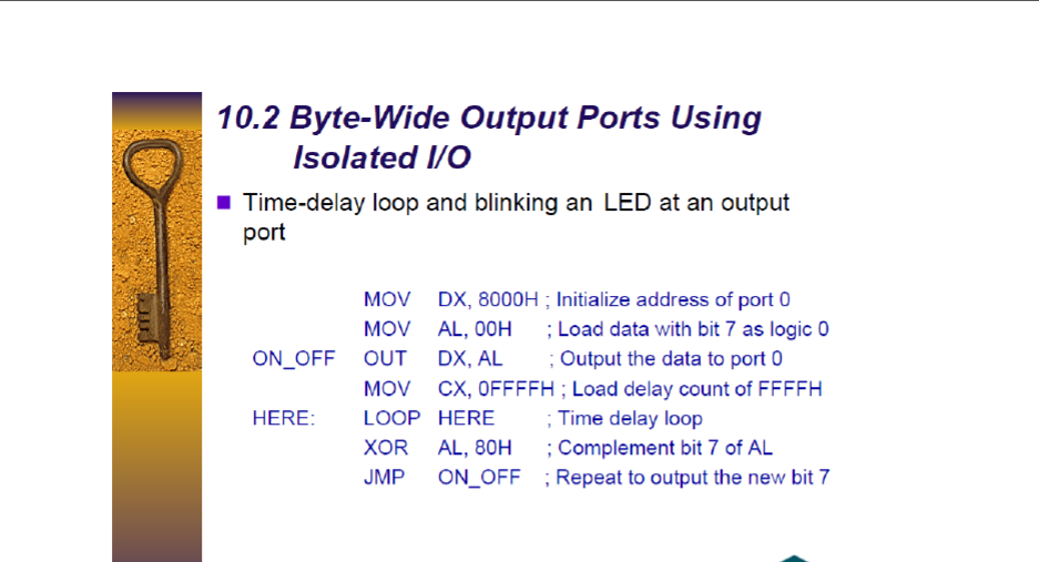 2. (20) What is the address of the output port 1 in | Chegg.com