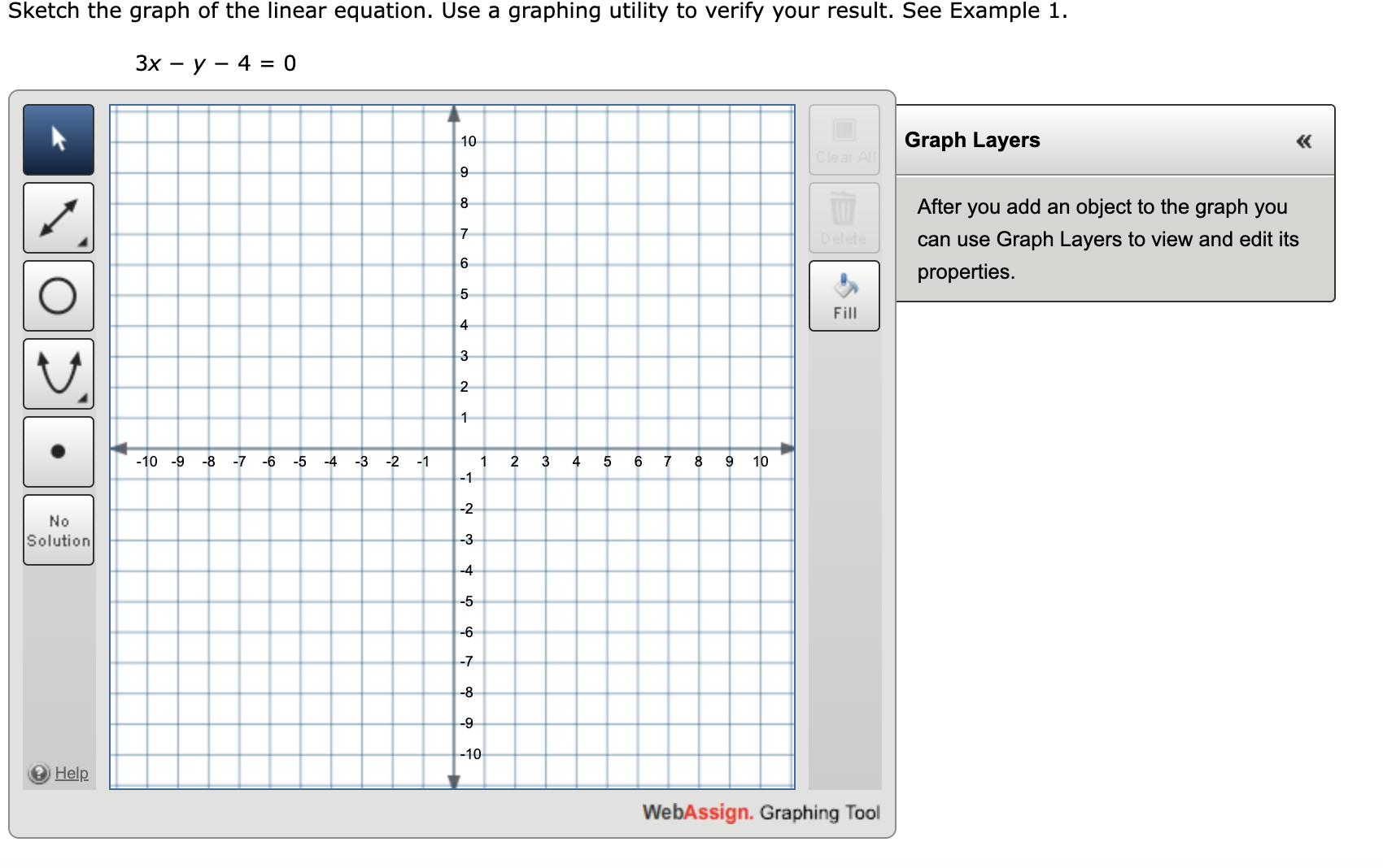 Solved 3x−y−4=0 | Chegg.com