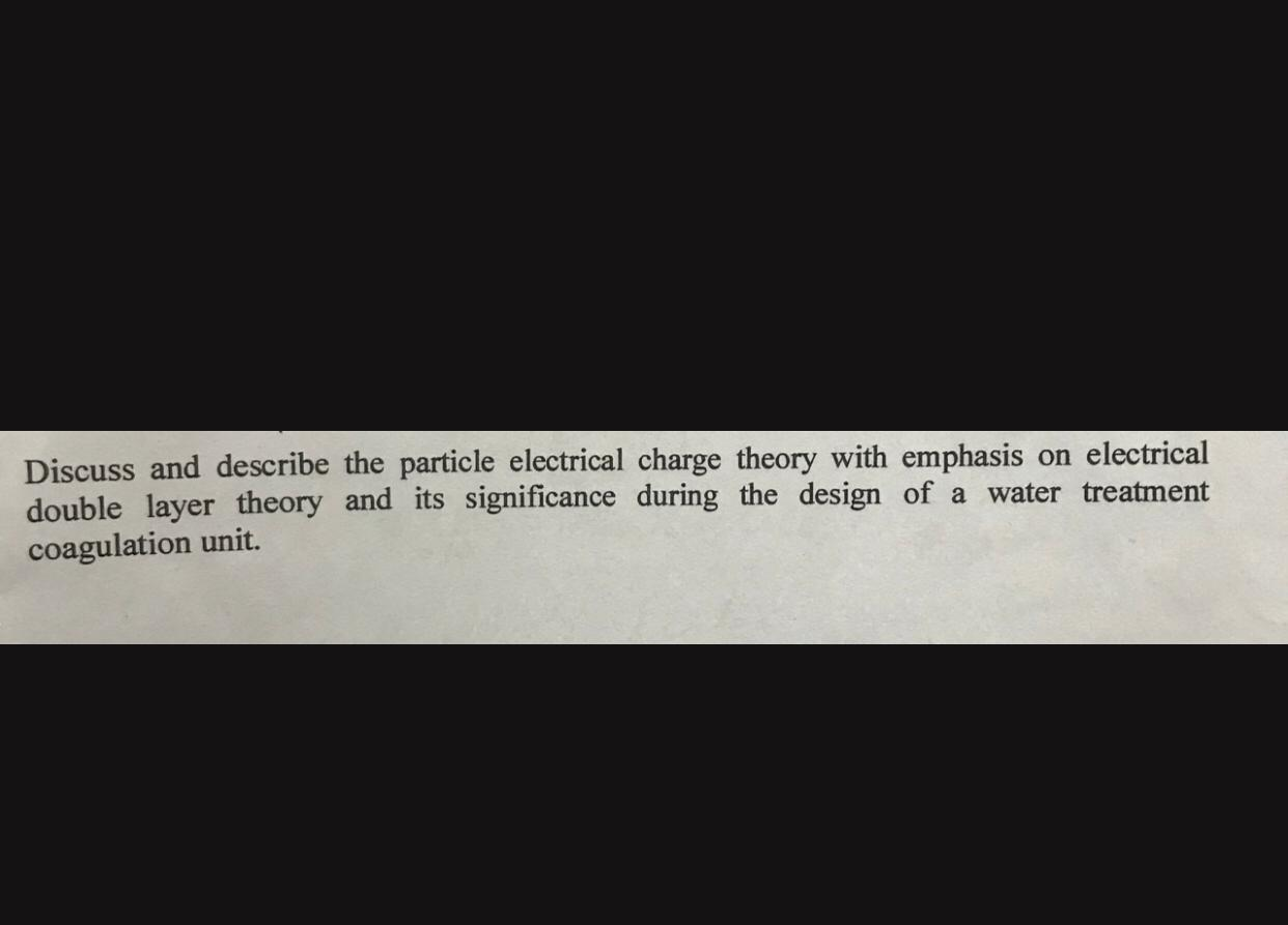 Solved Discuss and describe the particle electrical charge