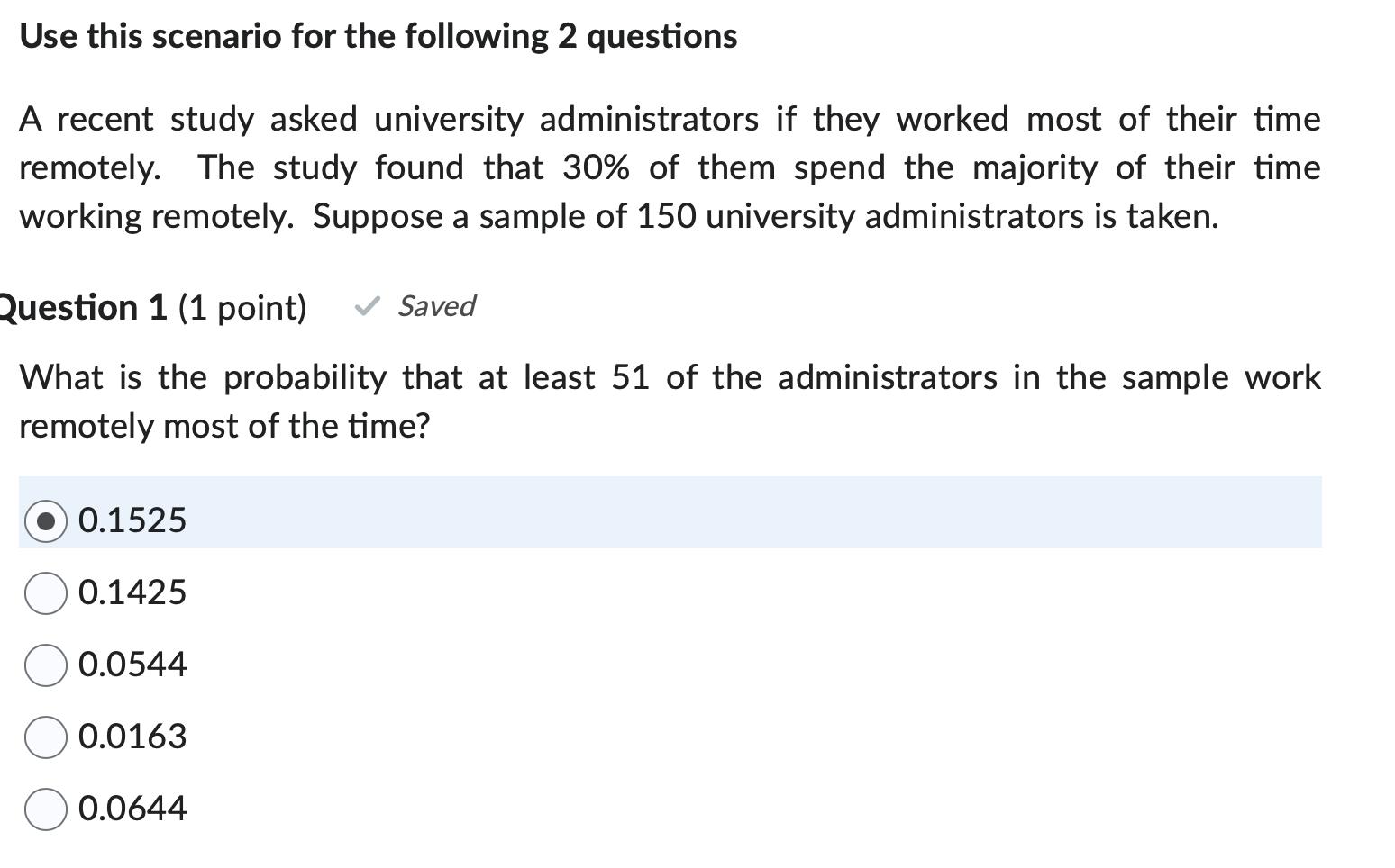 Solved Use this scenario for the following 2 questions A | Chegg.com