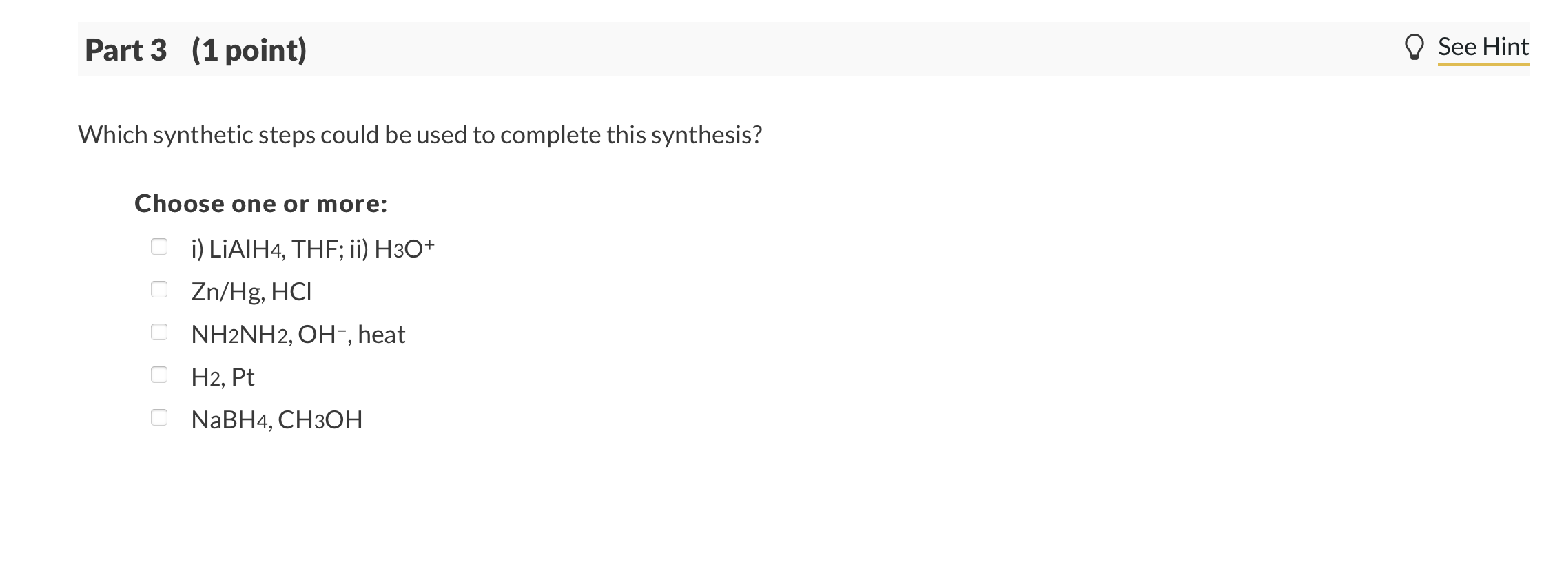 Solved 13 Question (3 points) [d See page 1026 Sometimes an | Chegg.com