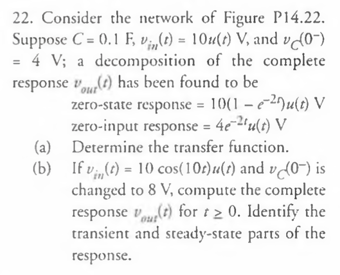 Solved 22. Consider the network of Figure P14.22. Suppose C | Chegg.com