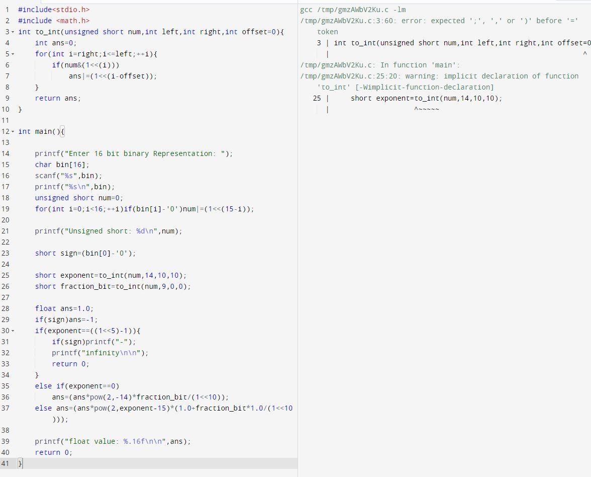 Solved Fix c code please. #include #include int | Chegg.com
