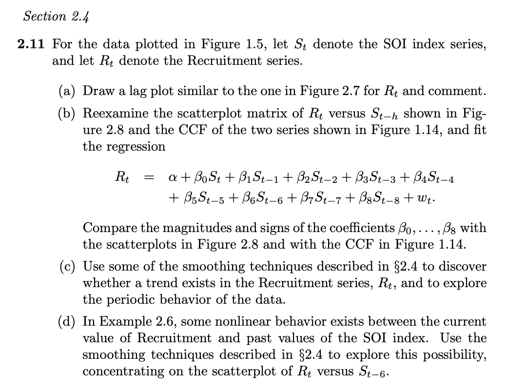 Solved I am trying to solve all parts of problem #2.11 from | Chegg.com