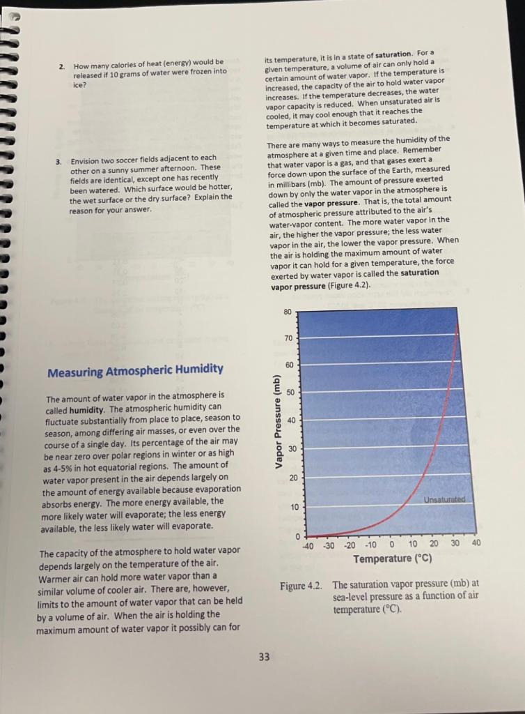 Solved Overview This Lab Examines The Concept Of Latent Heat | Chegg.com