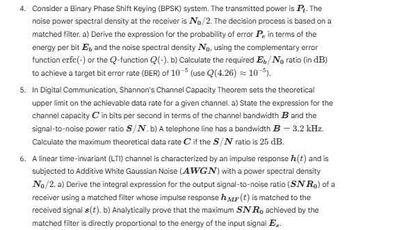Solved STRICTLY GOOD STEPS NEEDConsider a Binary Phase Shift | Chegg.com