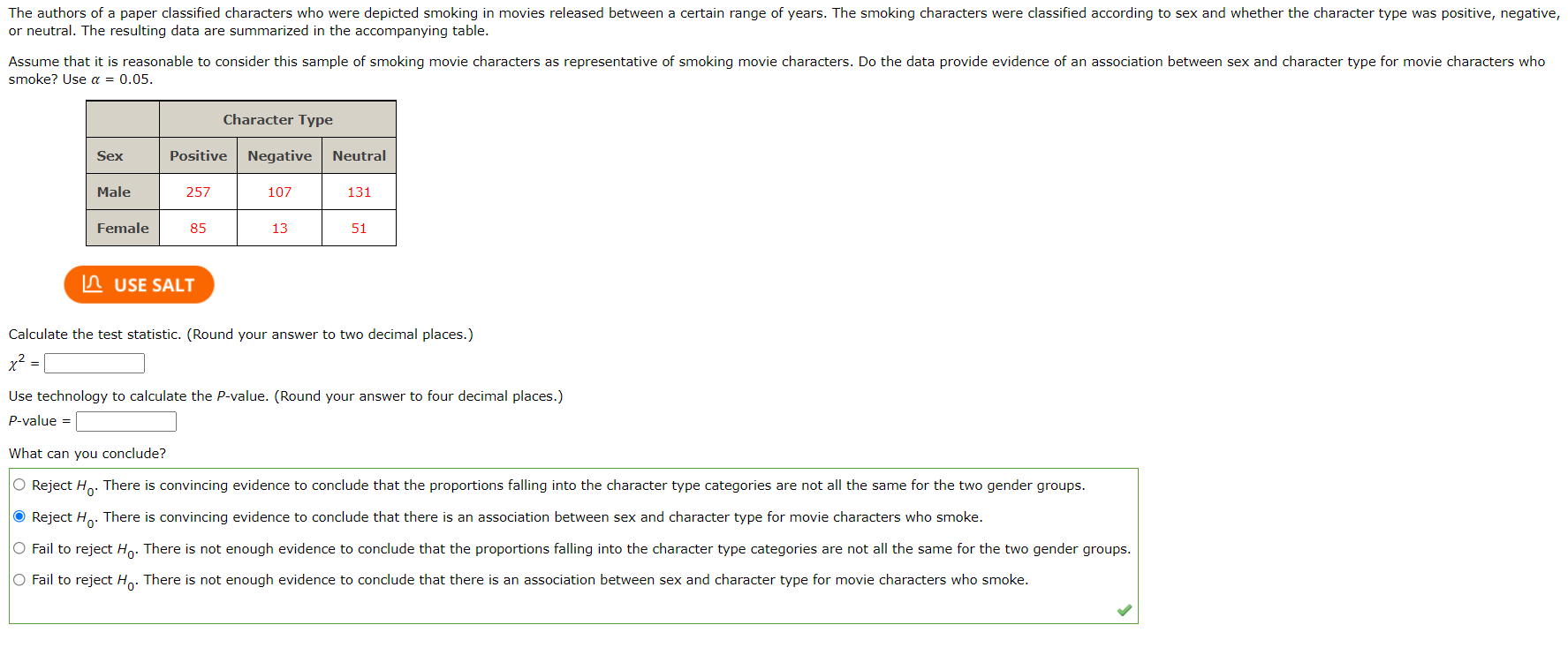 Solved The authors of a paper classified characters who were | Chegg.com