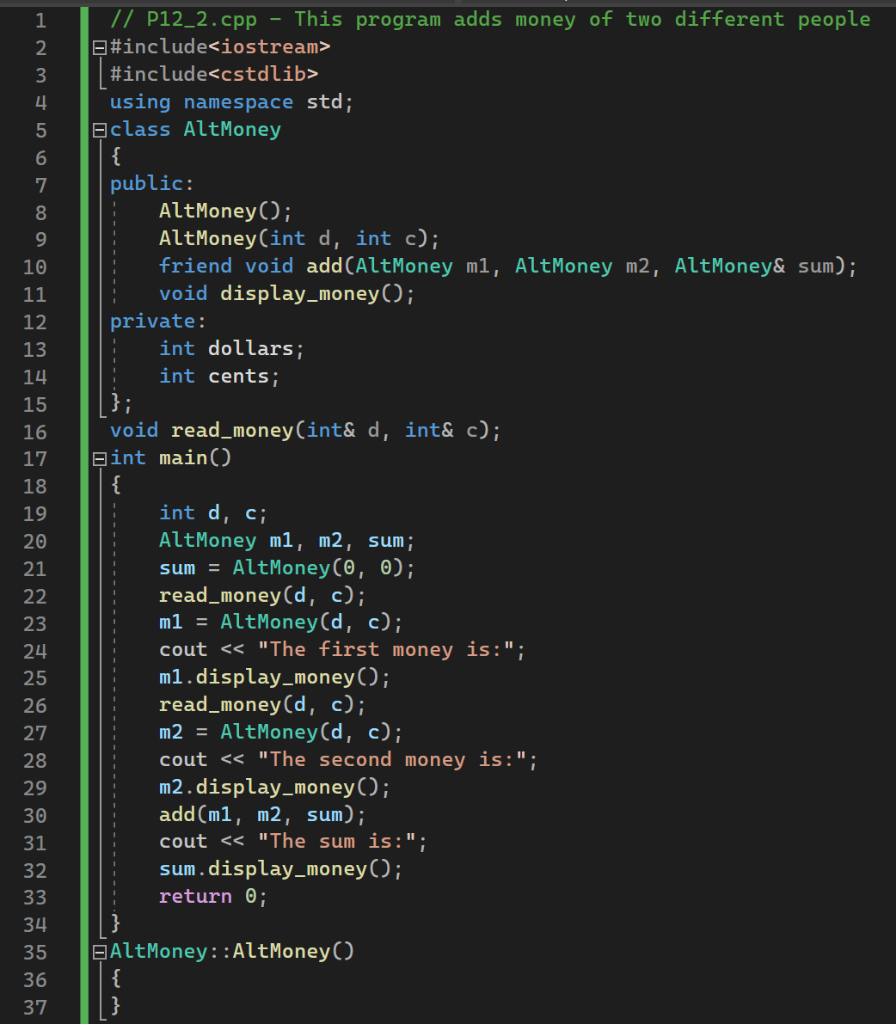 Solved Modify the above program to include the following | Chegg.com