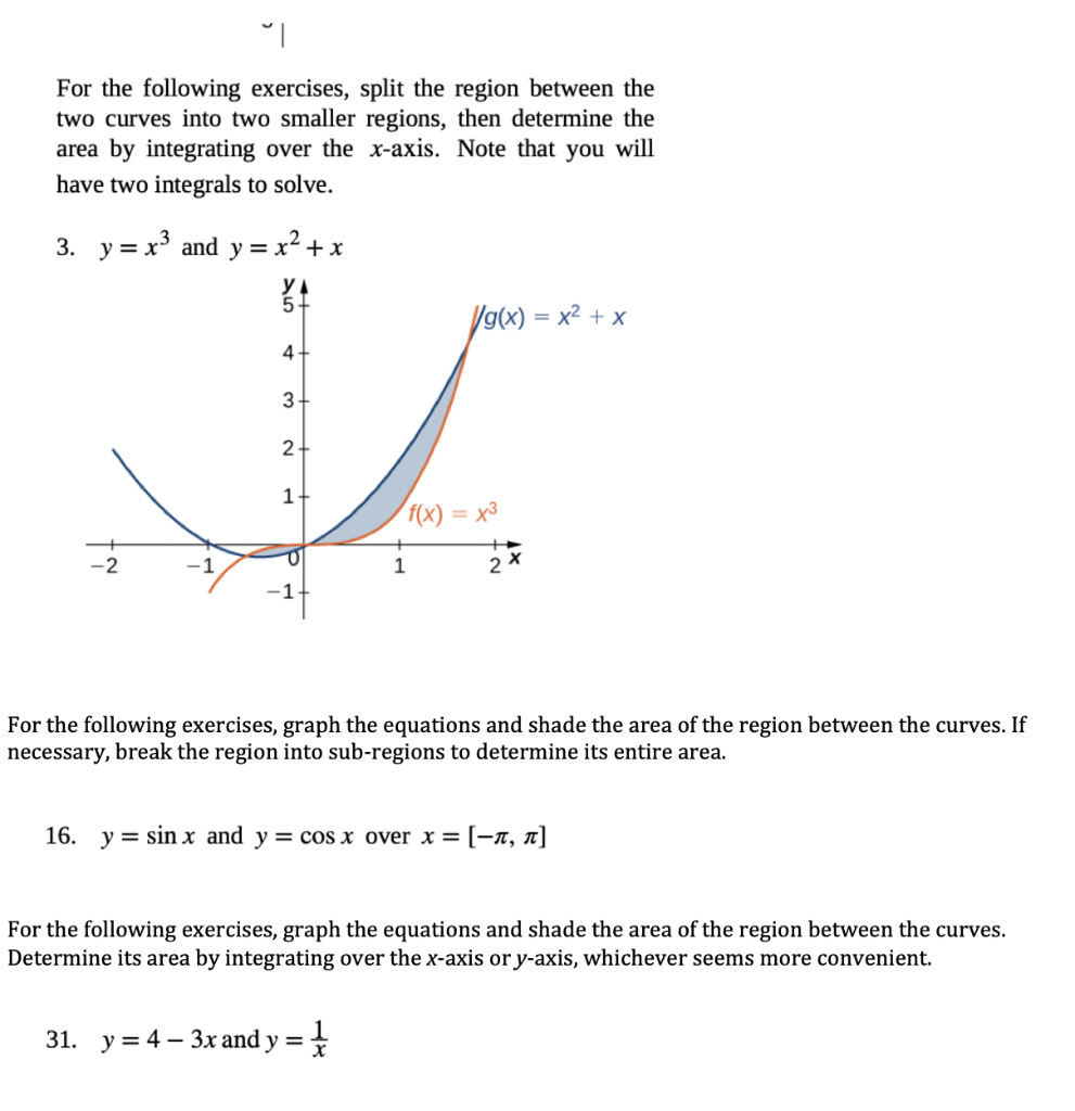 Solved | For the following exercises, split the region | Chegg.com