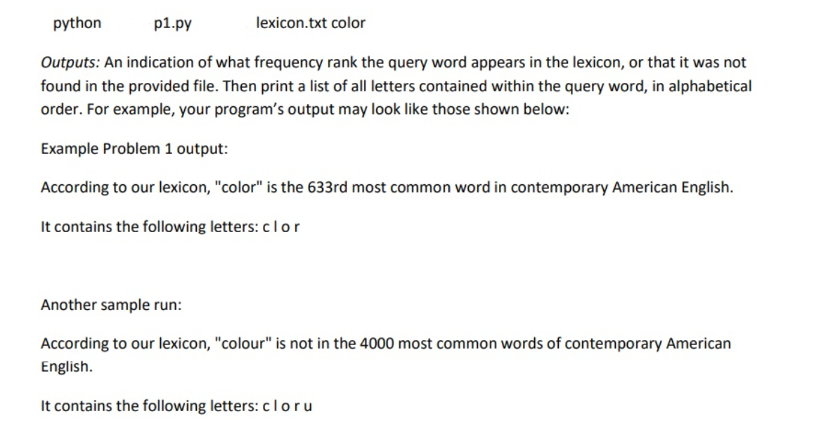 Solved Write a Python program that will read the provided | Chegg.com