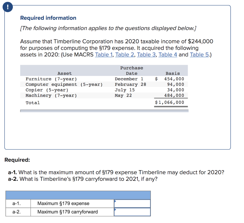 Solved Required information [The following information