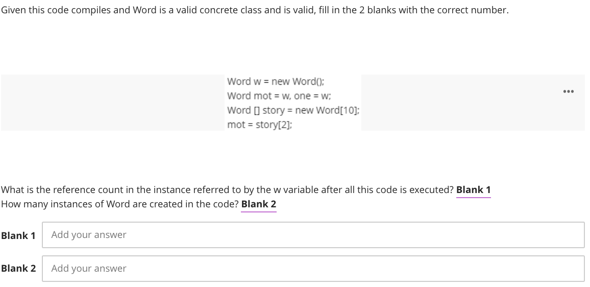 Solved Given the following class and declaration is valid