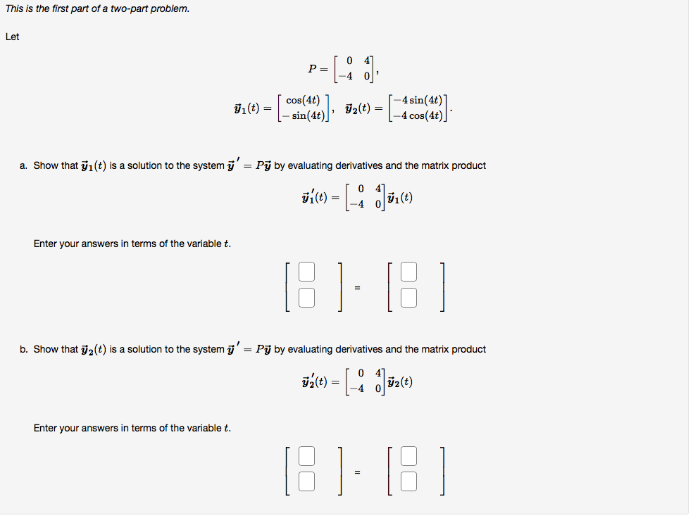 Solved This is the first part of a two-part problem. Let | Chegg.com
