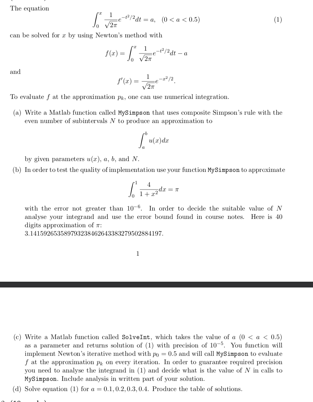 The Equation A 0 A 0 5 Lo 27 Can Be Solved Chegg Com