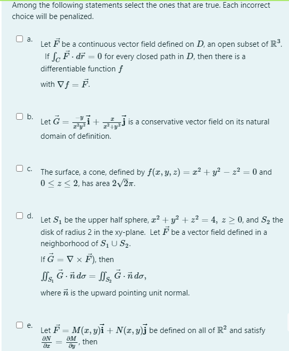 Among The Following Statements Select The Ones That Chegg Com