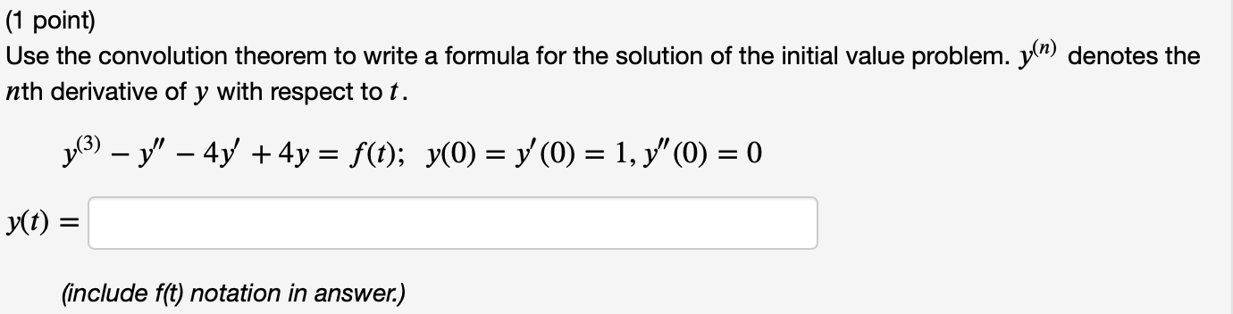 Solved Use the convolution theorem to determine the inverse | Chegg.com
