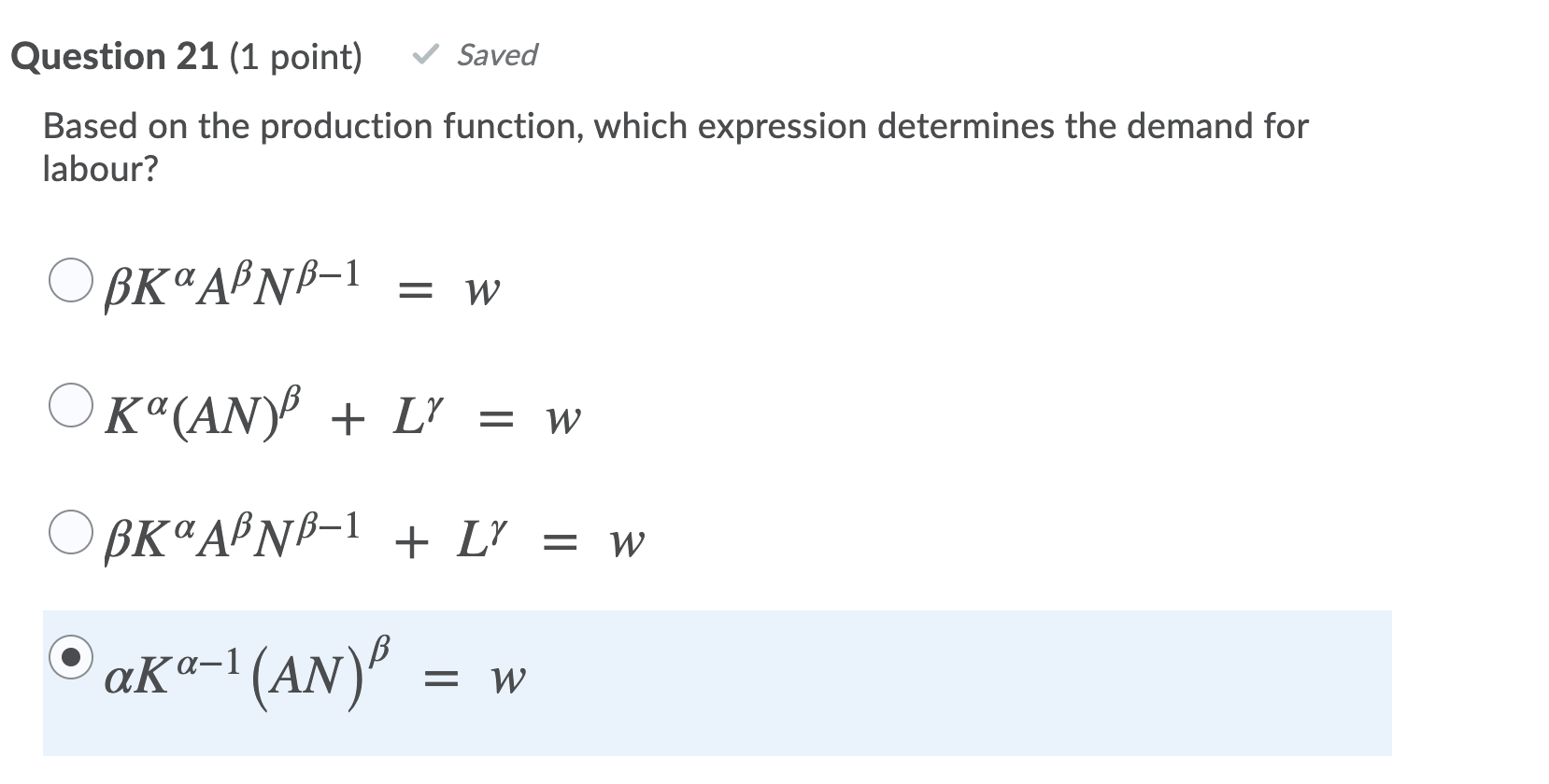 Solved B Equilibrium In Labour Market Questions 21 25 Chegg