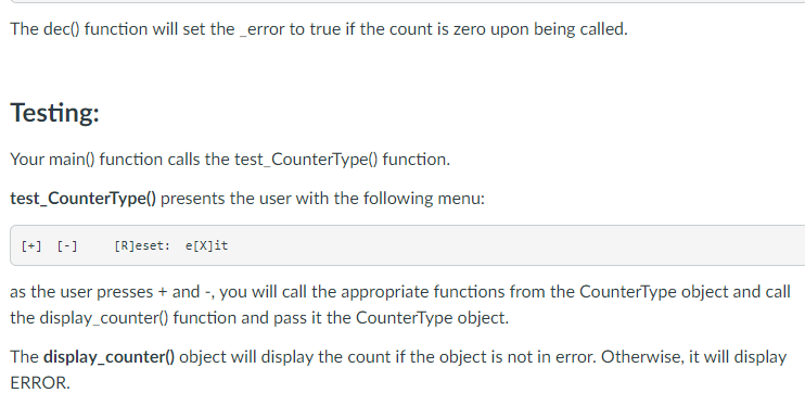 Solved Design the class using the specifications in the | Chegg.com