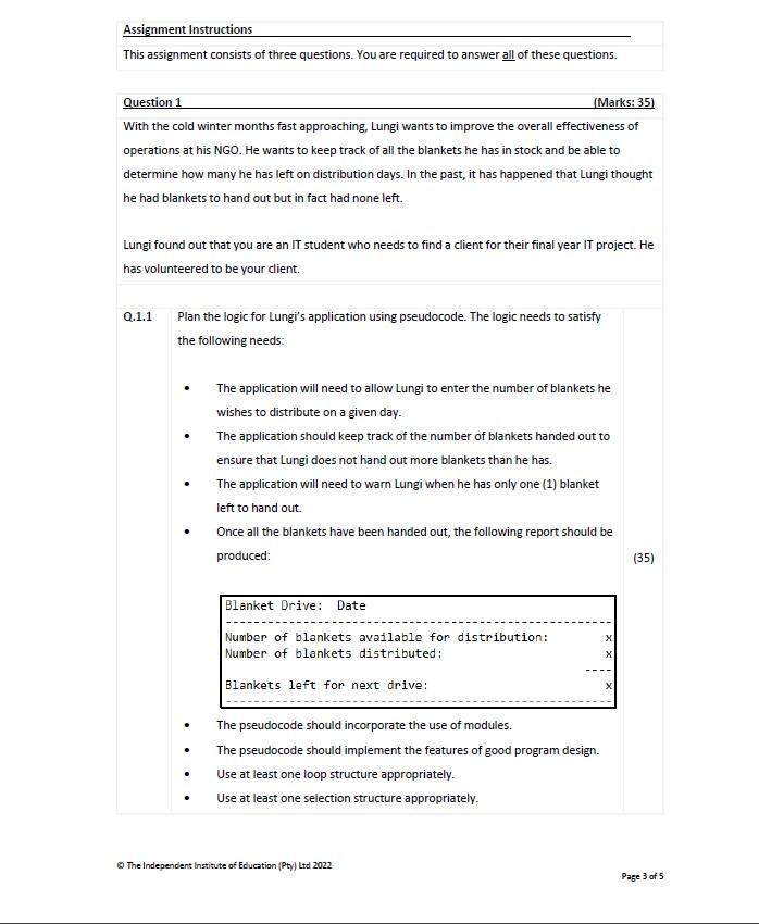 Solved PLEASE ANSWER THIS USING A CLASS DIAGRAM. | Chegg.com