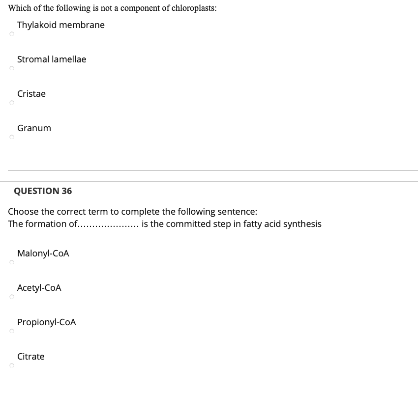 Solved Which of the following is not a component of | Chegg.com