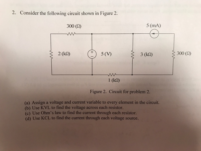 Solved Consider the following circuit shown in Figure 2. | Chegg.com