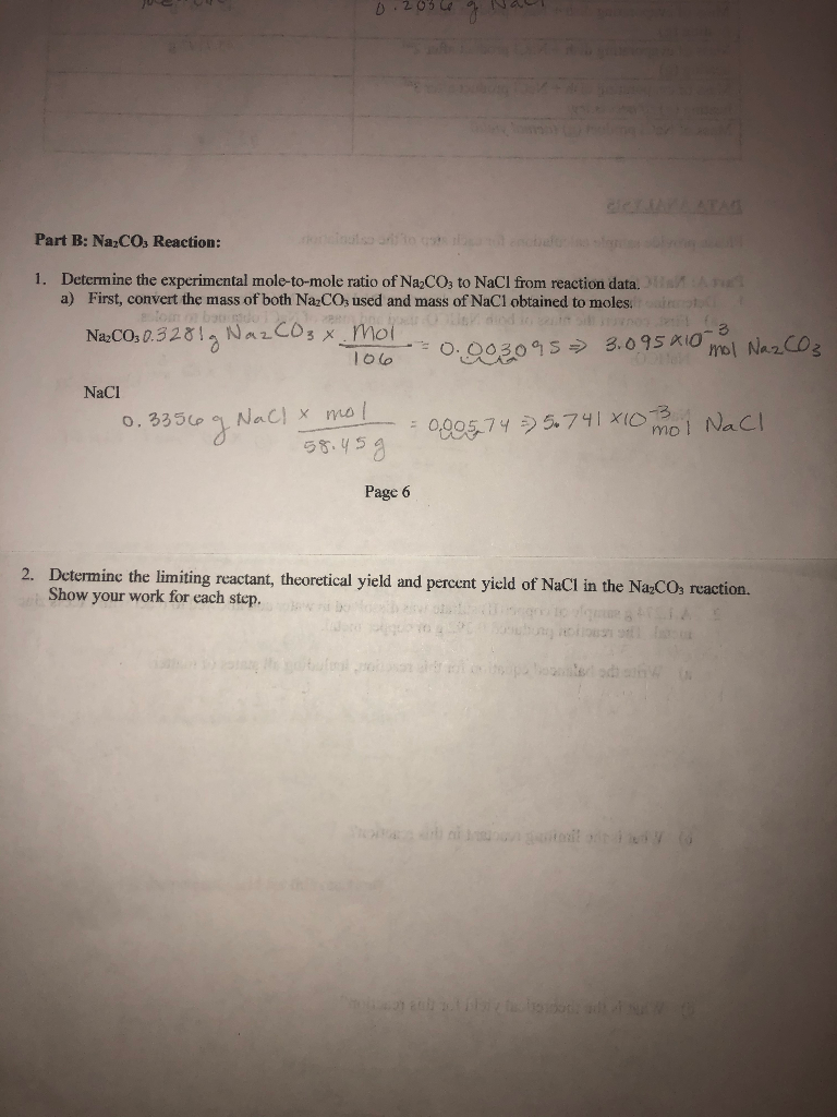 Solved Determine The Limiting Reactant, Theoretical Yield | Chegg.com