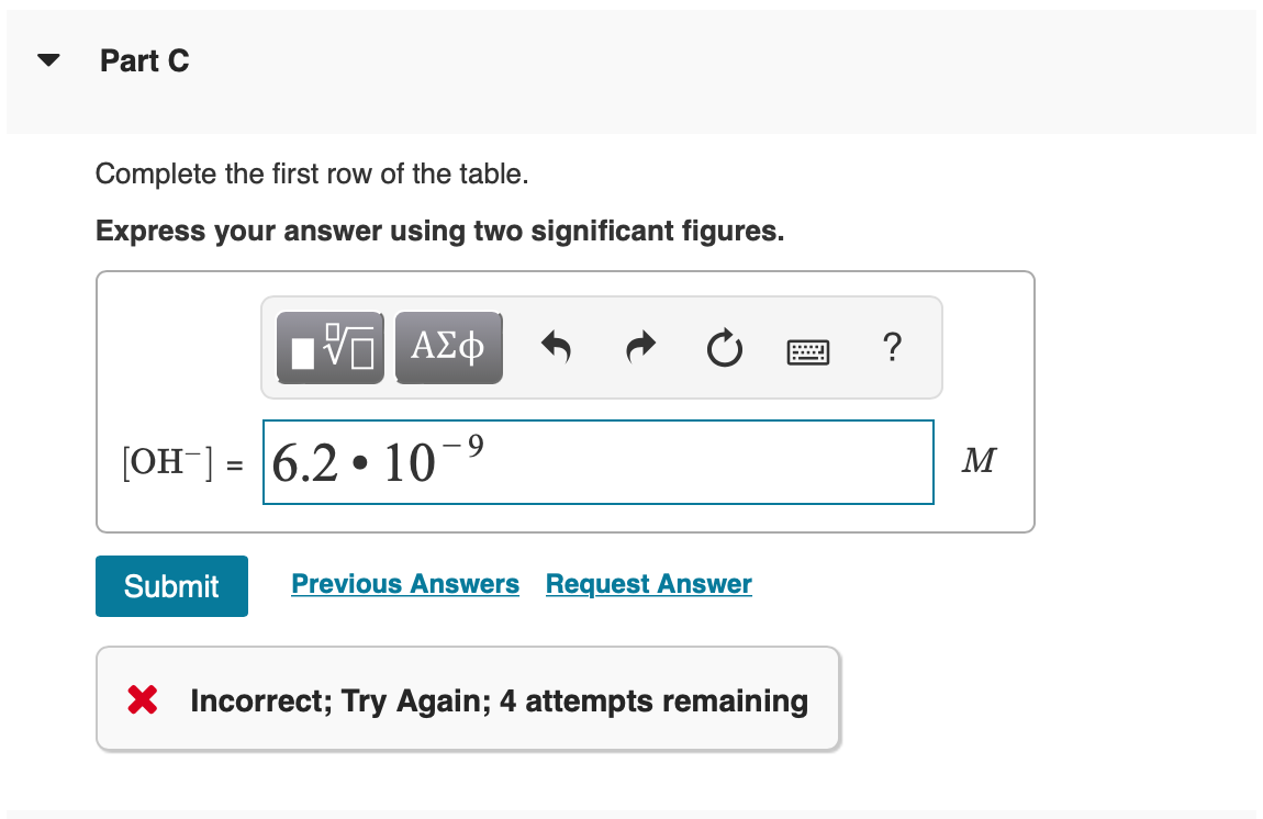 Solved Complete the following table by calculating the | Chegg.com