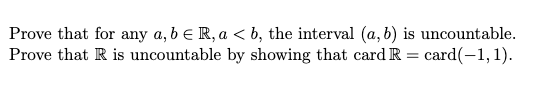 Solved Prove That For Any A, B = R, A | Chegg.com