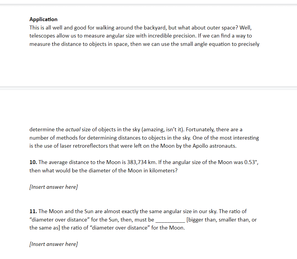 Solved Small Angle Equation Introduction In This Lab Acti Chegg Com