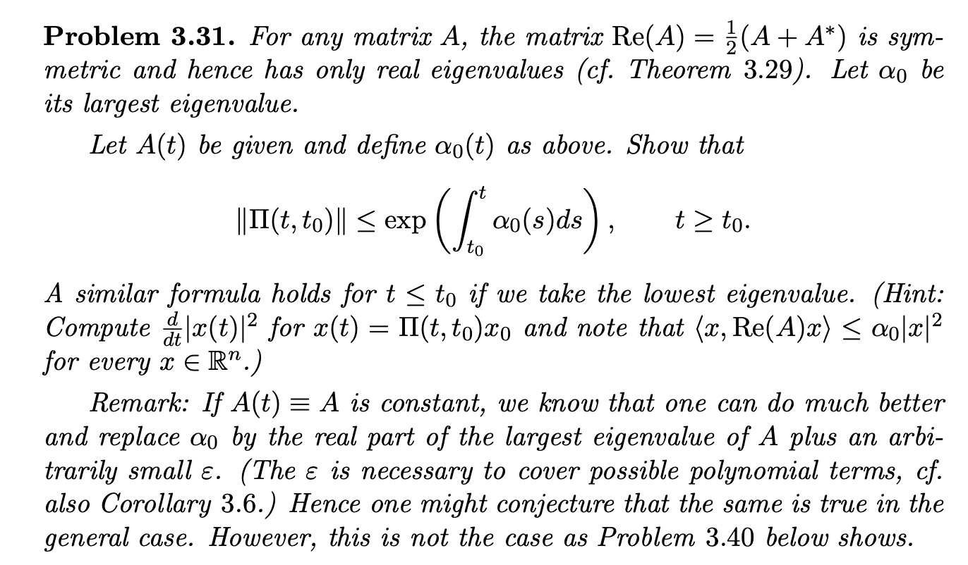 a Problem 3.40. Compute the monodromy matrix where