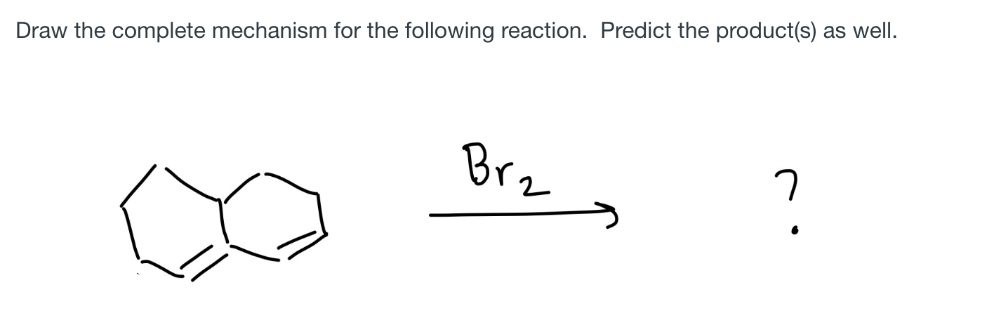 Solved Draw the complete mechanism for the following | Chegg.com