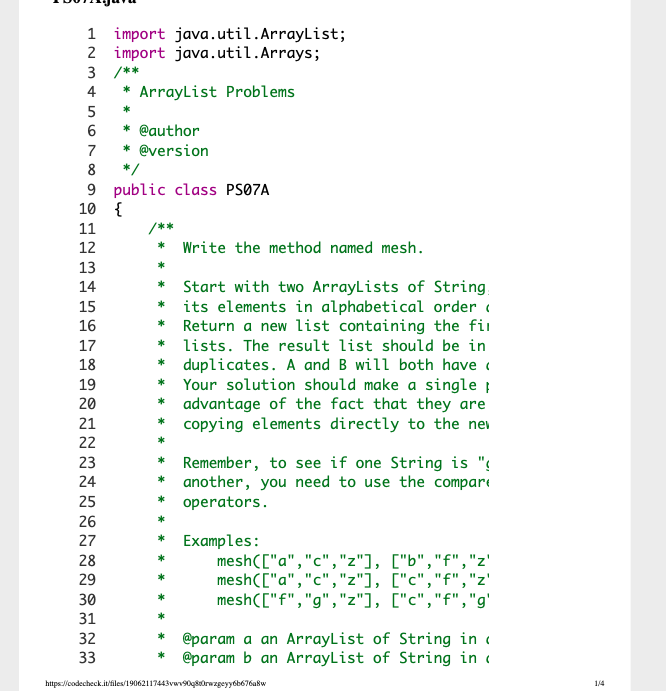 Solved In Java Please Do All 4 Methods It Is All One Big