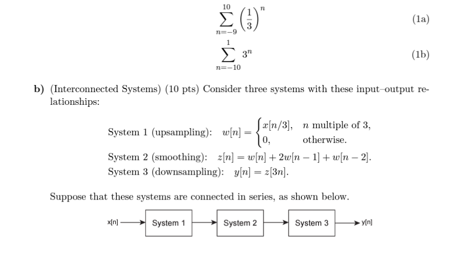 ∑n −910 31 N∑n −1013n B Interconnected Systems 10