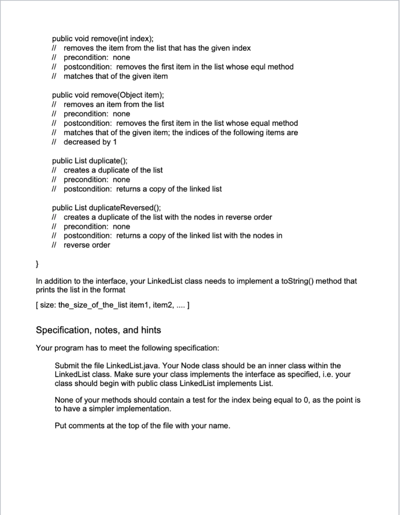 Solved Linked Lists In this assignment you will write a | Chegg.com