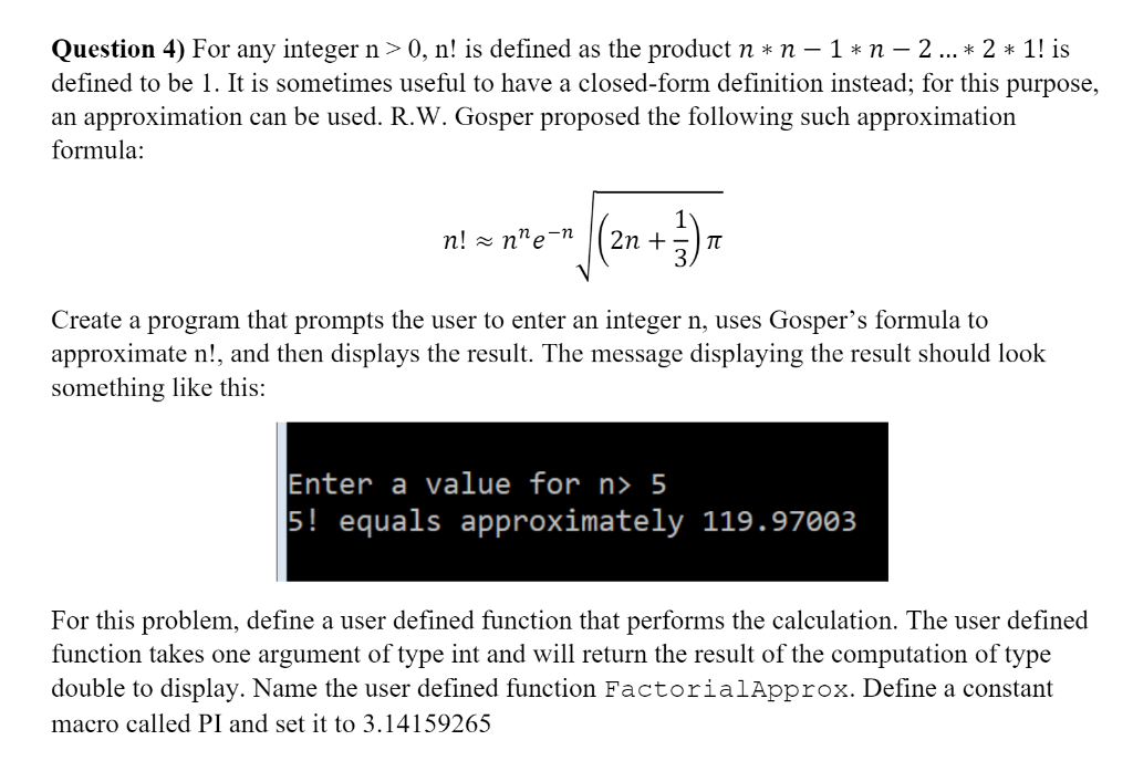 Solved Question 4 For Any Integer N 0 N Is Defined As The Chegg Com