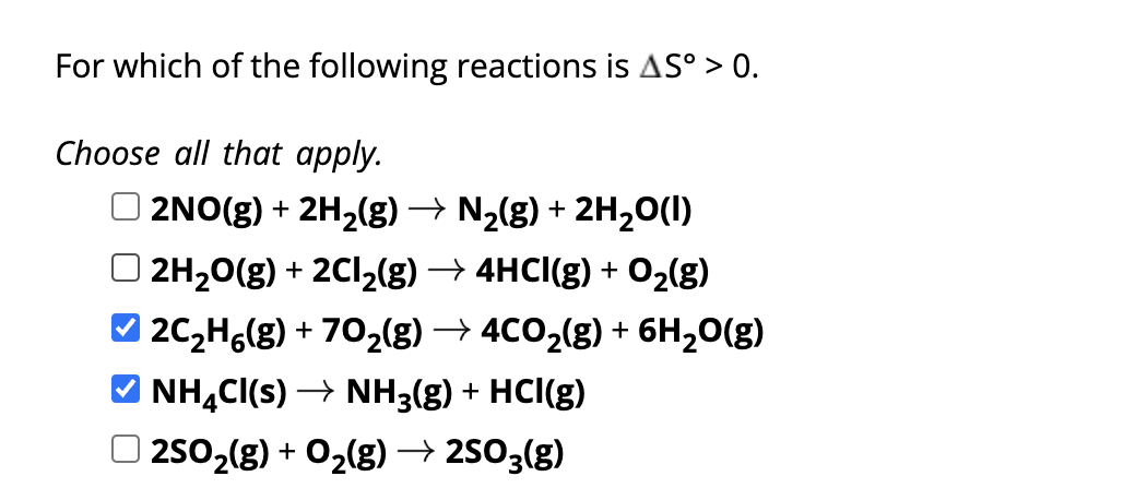 Solved Chapter 16 - ﻿Question #3: For which of the following | Chegg.com