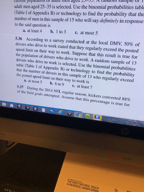 Solved B. Find The Probability That Exactly 6 Households In | Chegg.com