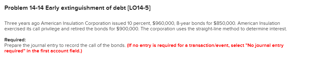 solved-problem-14-14-early-extinguishment-of-debt-l014-5-chegg