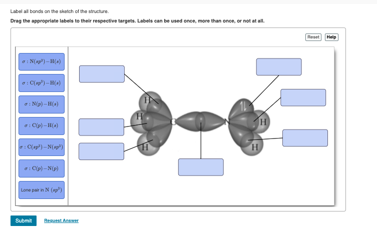 Solved Part H Indicate the hybridization about each interior