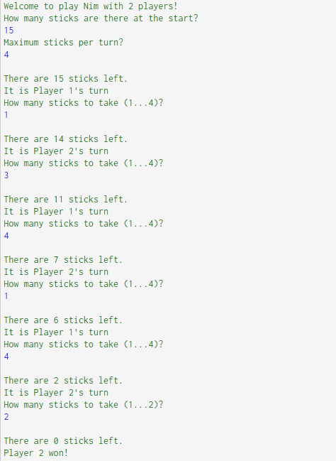 Solved (PYTHON) Nim is a mathematical game in which players | Chegg.com