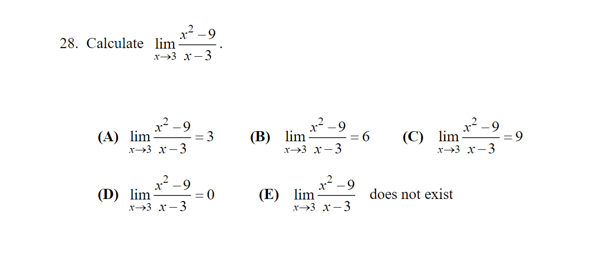 lim x → 3 x 2 9 2x 2 7x 3