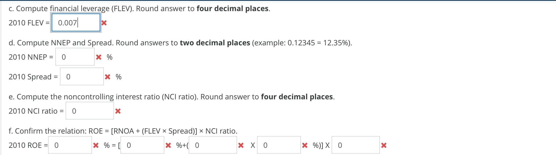 Direct Computation of Nonoperating Return | Chegg.com