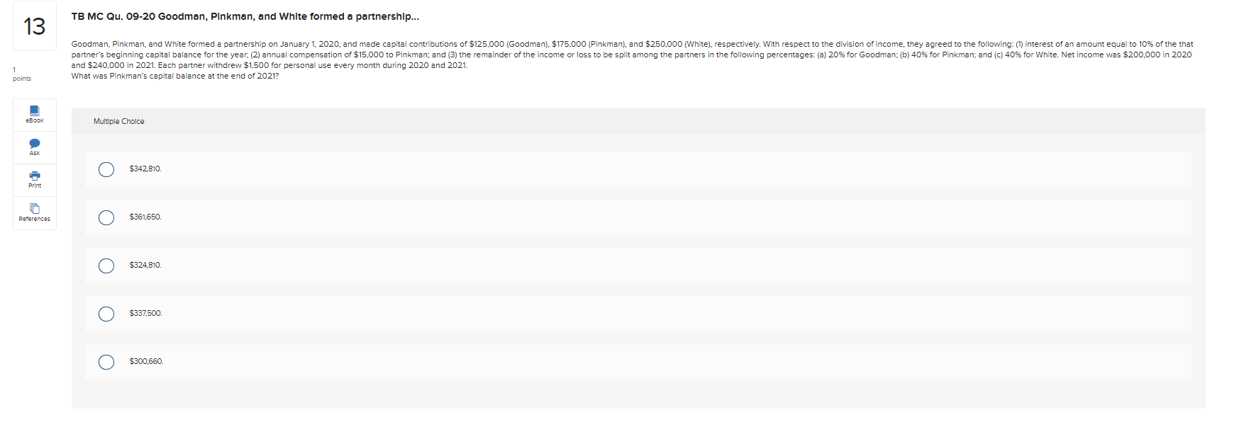 SOLVED GOODMAN PINKMAN AND WHITE FORMED A PARTNERSHIP ON intelligence overview